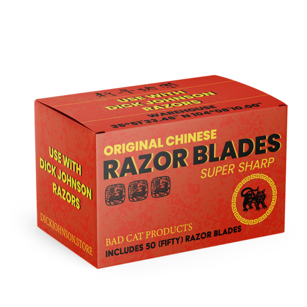 Dick Johnson Razor blades