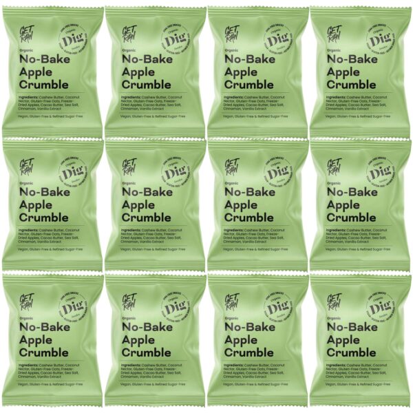 Dig GET RAW No-Bake Apple Crumble 12 x 35g