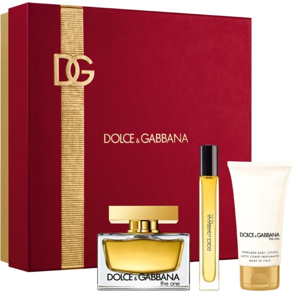 Dolce & Gabbana Gift Set The One EdP + Body Lotion + Travel Spray