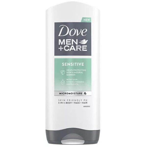 Dove Men+Care 3-In-1 Sensitive Shower Gel 250 ml