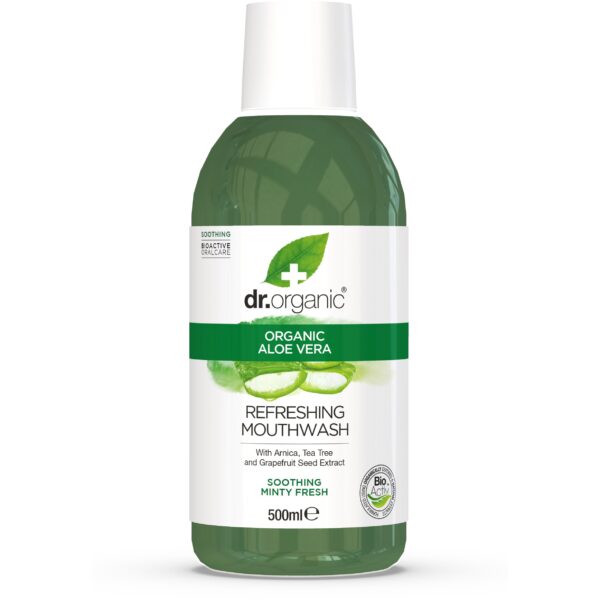 Dr. Organic Aloe Vera Mouthwash 500 ml