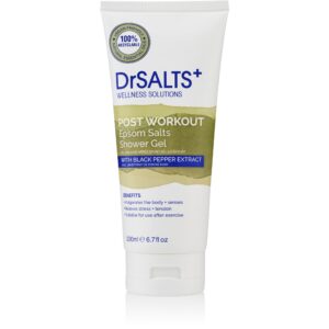 DrSALTS+ Post Workout Epsom Salts Shower Gel 200 ml