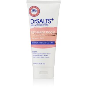 DrSALTS+ Recharge Boost Epsom Salts Shower Gel 200 ml