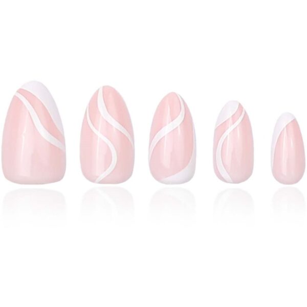 DUFFBEAUTY Instant Pro Press-On Manicure Milky Swirl