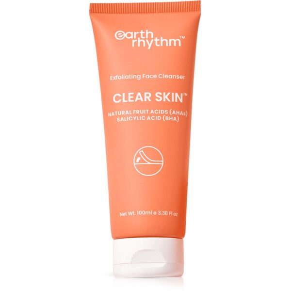 Earth Rhythm Exfoliating Face Cleanser With AHA & BHA 100 ml