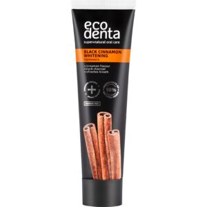 Ecodenta Black Cinnamon Whitening Toothpaste