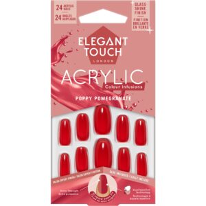 Elegant Touch Colour Acrylics Poppy Pomegranate