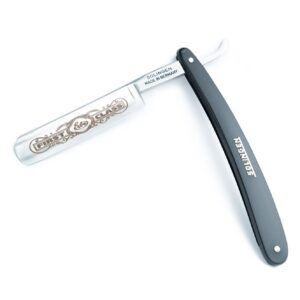 Erbe Straight Razor Black Resin 5/9 1 stk