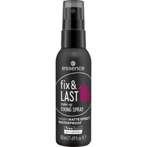 essence fix & last 18h make-up fixing spray