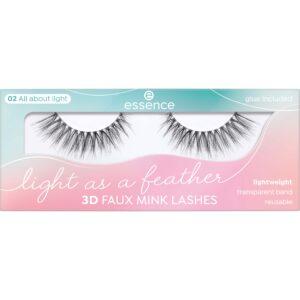 essence Light As A Feather 3D Faux Mink Lashes 02 All about light