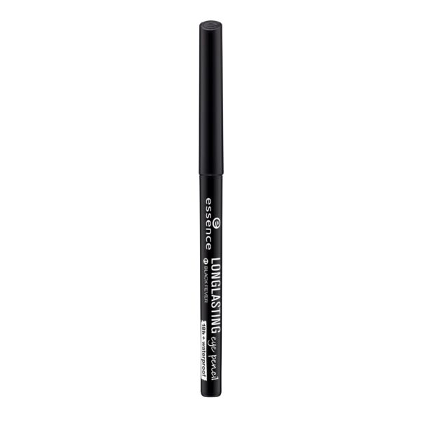 essence Longlasting Eye Pencil 18h + Waterproof 01 Black Fever