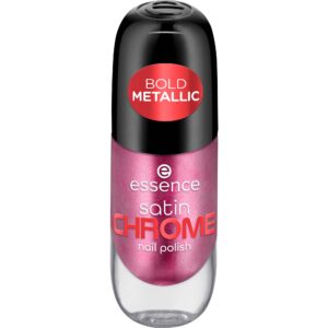 essence Satin Chrome Nail Polish 03 Meta Maroon