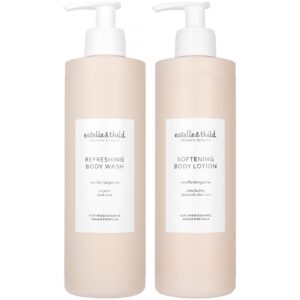 Estelle&Thild Organic Beauty Vanilla Tangerine Body Wash & Lotion Duo