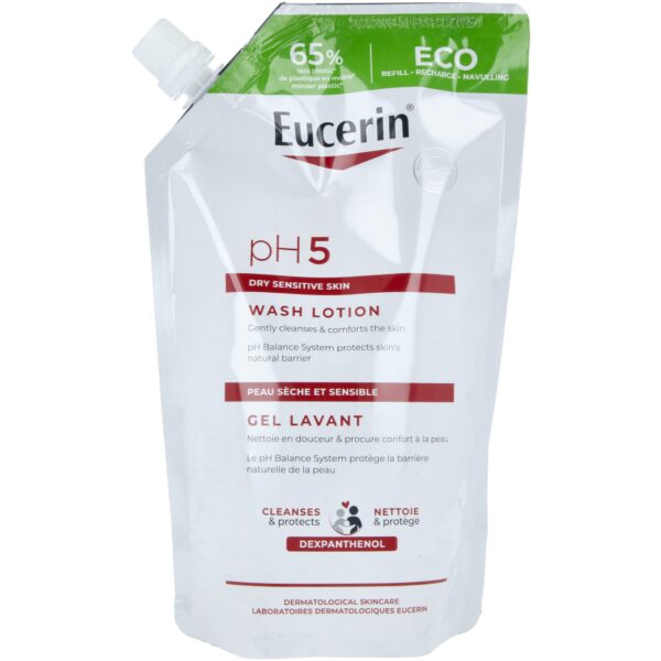 Eucerin pH5 Washlotion Refill Parfymert 400 ml