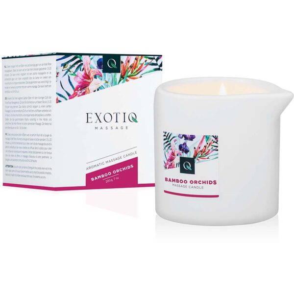 Exotiq Aromatic Massage Candle Bamboo Orchids 200 g