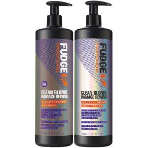 Fudge Care Clean Blonde Damage Rewind Duo