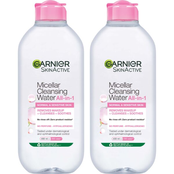 Garnier SkinActive Micellar Cleansing Water Duo 2x400 ml