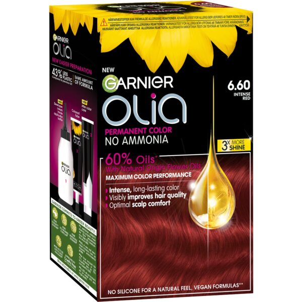 Garnier Olia Permanent Color 6.60 Intense Red