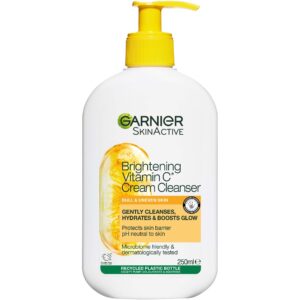 Garnier SkinActive Brightening Vitamin C Gentle Cream Cleanser 250 ml