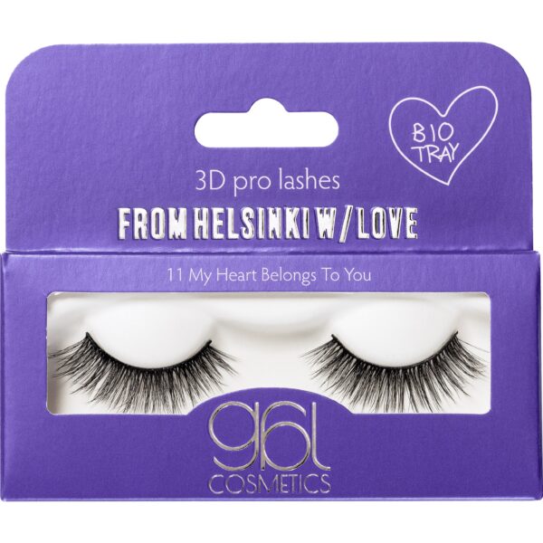 gbl Cosmetics From Helsinki w/Love 3D Pro Lashes 11 My Heart Belongs T