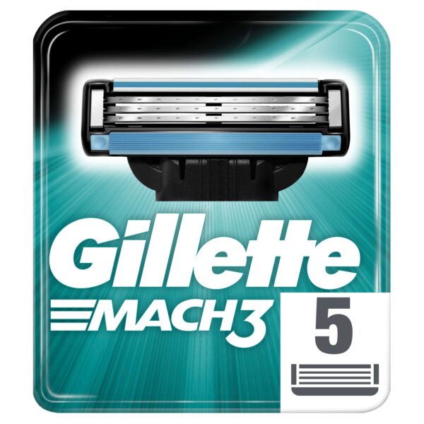 Gillette Mach3 Men&apos;s Razor Blade Refills 5 stk