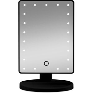 Gillian Jones Makeup Mirror With Led Light And Touch Function Black