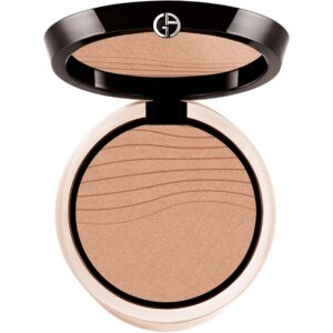 Giorgio Armani Luminous Silk Glow Fusion Powder 5.5 Medium with a Peac