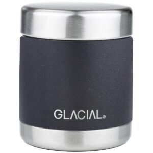 Glacial Food Jar Matte Black