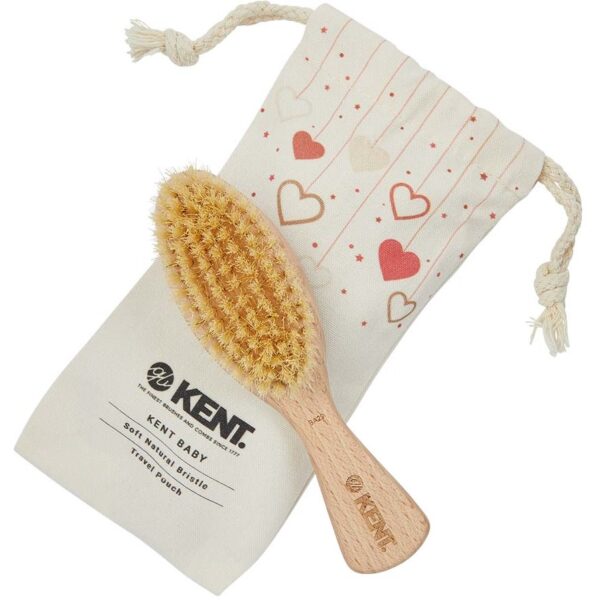 Kent Brushes Kent Baby Baby Brush & Canvas Travel Pouch