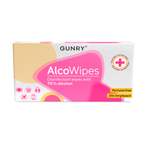 Gunry AlcoWipes 20 stk