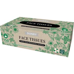 Gunry Face Tissues 150 stk