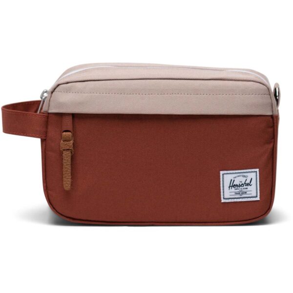 Herschel Chapter Travel Kit Chutney/Light Taupe