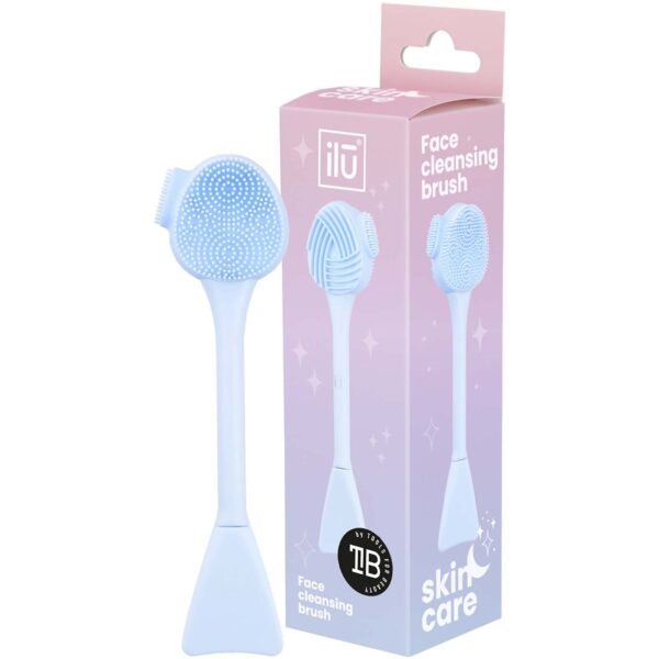 ilū Spa & Skincare Face Cleansing Brush Blue