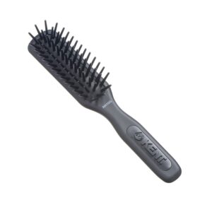 Kent Brushes AirHedz Pro Narrow Phat Pin De-Tangle Cushion Brush Black