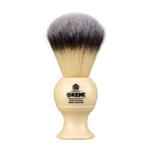 Kent Brushes Ivory Silvertex Synthetic Shaving Brush