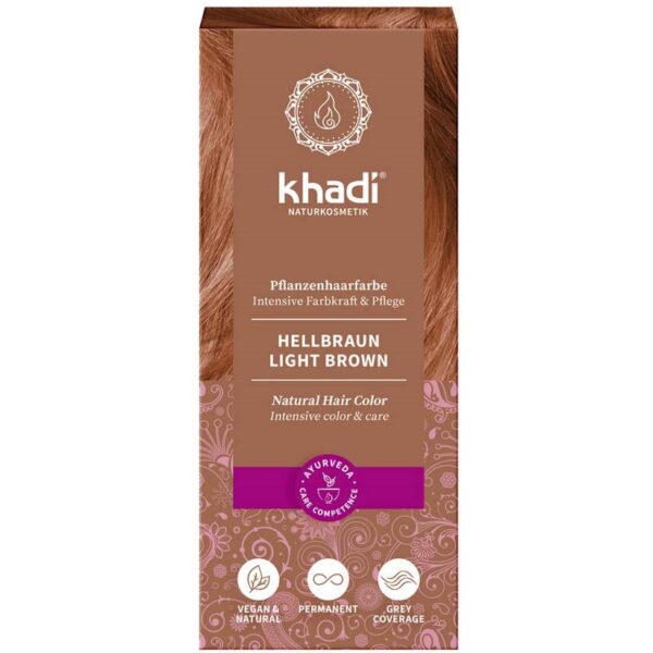 Khadi Herbal Hair Colour Light Brown