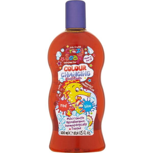 Kids Stuff Crazy Bubble Bath Red to Blue  300 ml