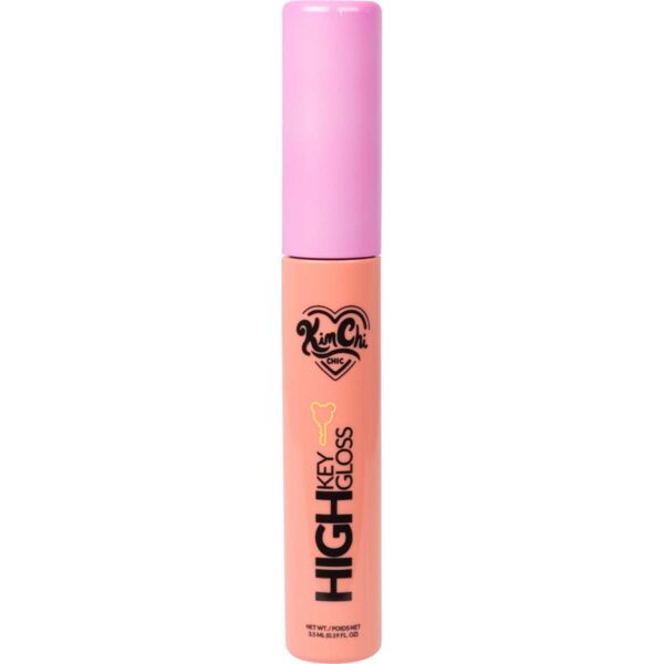 KimChi Chic High Key Gloss Full Coverage Lipgloss Peach Pink