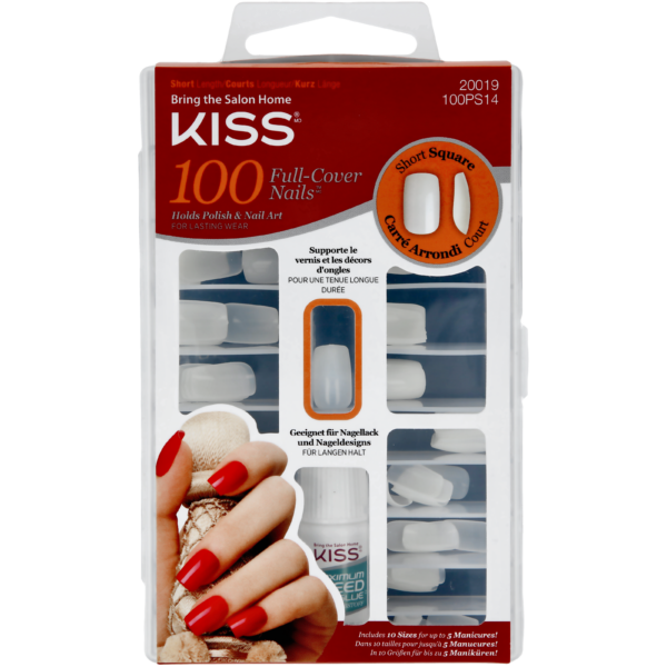 Kiss 100 nails shortSquare Int I C