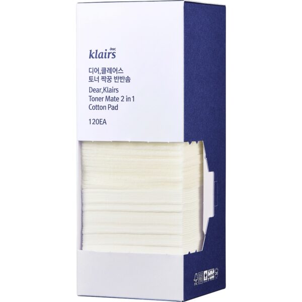 Klairs Supple Preparation Toner Mate 2 in 1 Cotton Pad