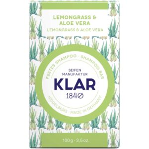 Klar Seifen Lemongrass & Aloe Vera Shampoo Bar 100 g