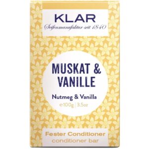 Klar Seifen Nutmeg & Vanilla Conditioner Bar 100 g