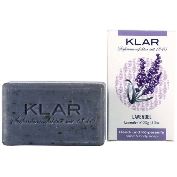 Klar Seifen Scrub Soap - Lavender 100 g