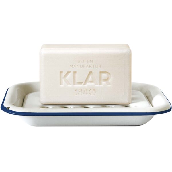 Klar Seifen Soap Dish White Blue