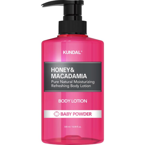 Kundal Honey & Macadamia Pure Body Lotion Baby Powder 500 ml