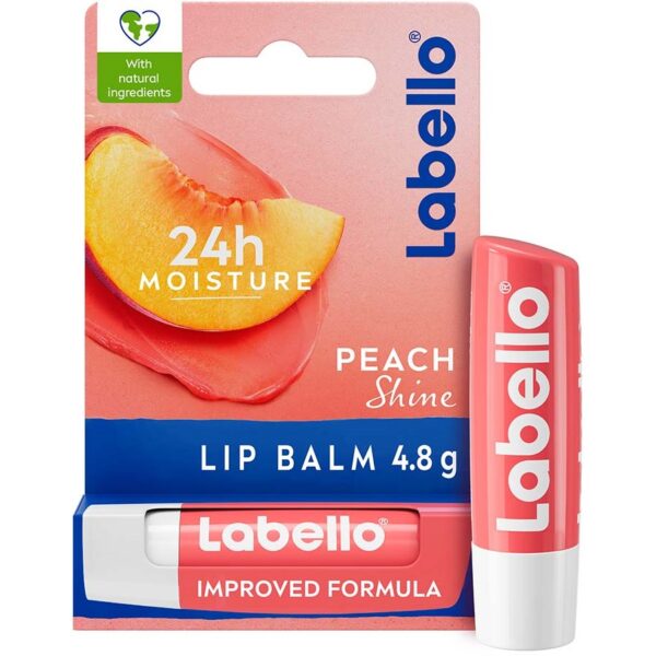 Labello Peach Shine Lip Balm 4