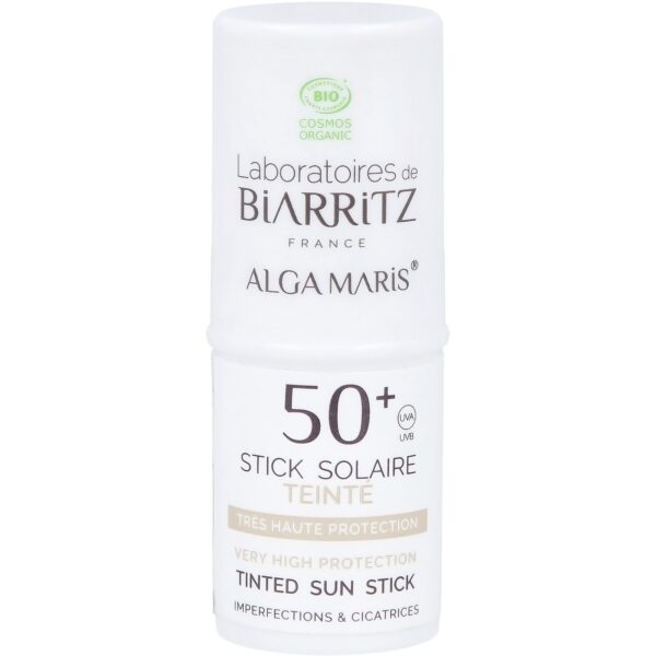 Laboratoires de Biarritz Alga Maris Tinted Suncsreen Stick SPF50+ 9 ml