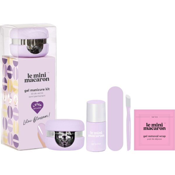 Le Mini Macaron Gel Manicure Kit Lilac Blossom