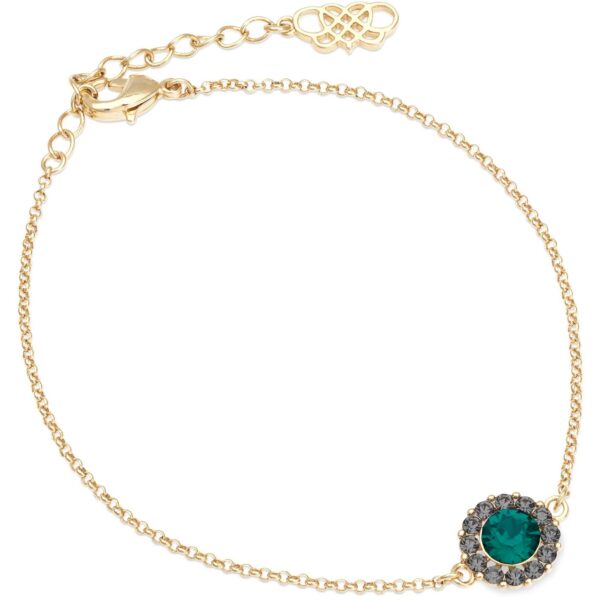 Lily and Rose Celeste bracelet - Emerald / Black diamond  Emerald / Bl