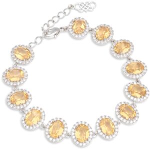 Lily and Rose Luna bracelet -Golden brown topaz Golden brown topaz